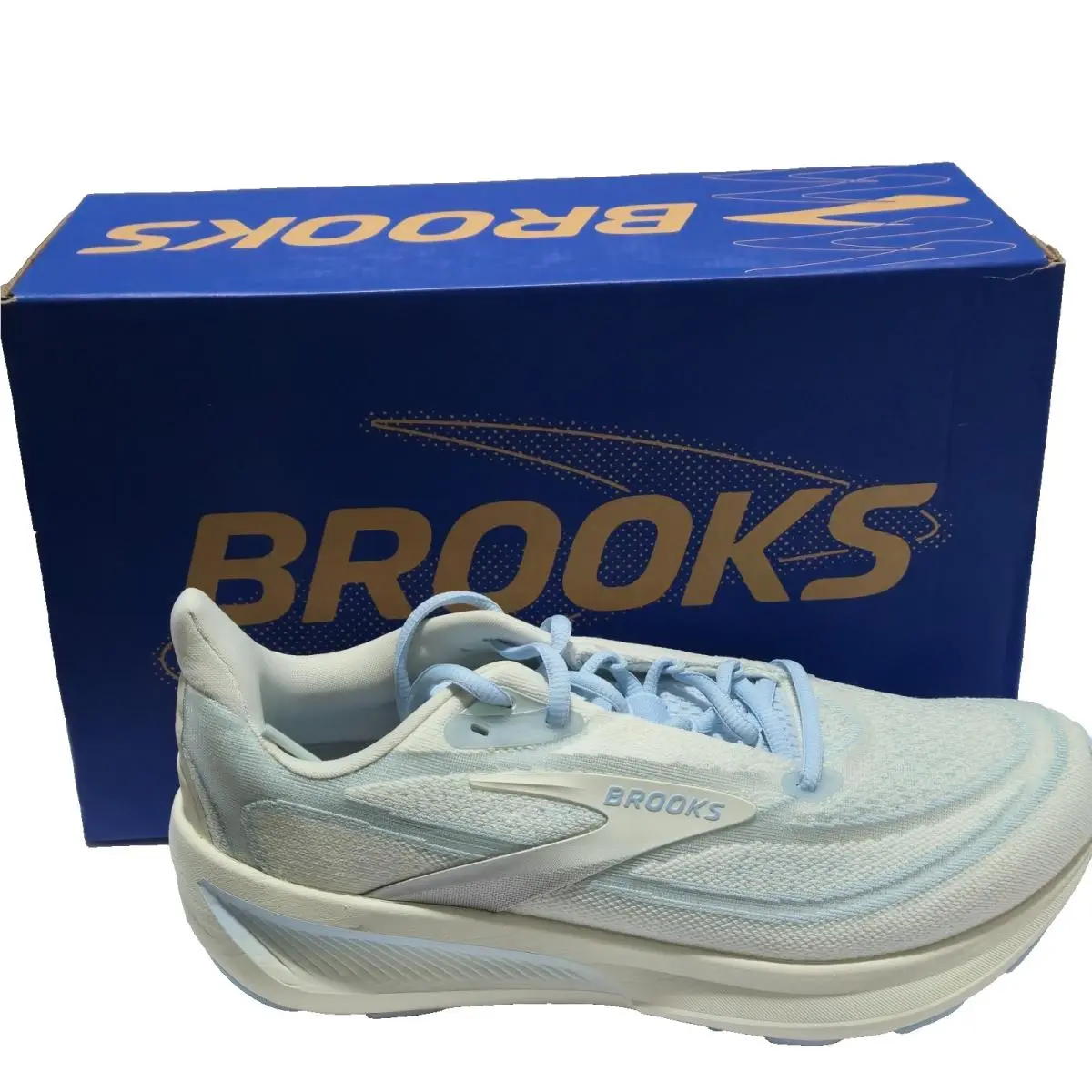Brooks Women`s Revel 9 Running Shoes Sneakers Blue Wash Metallic Size 9
