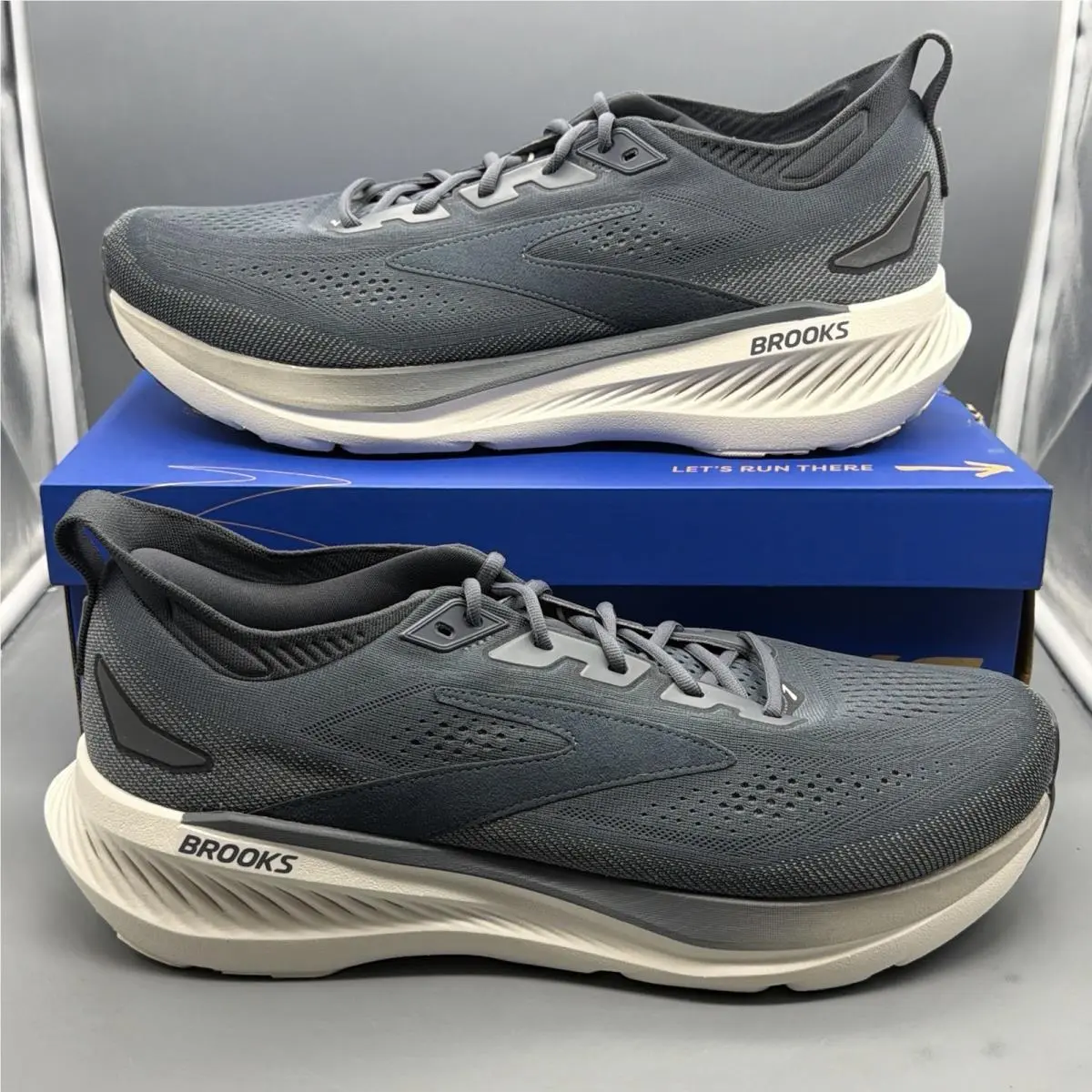 Brooks Glycerin 23 Men’s 15 D Running Shoes Walking Gym Sneakers Dark Gray
