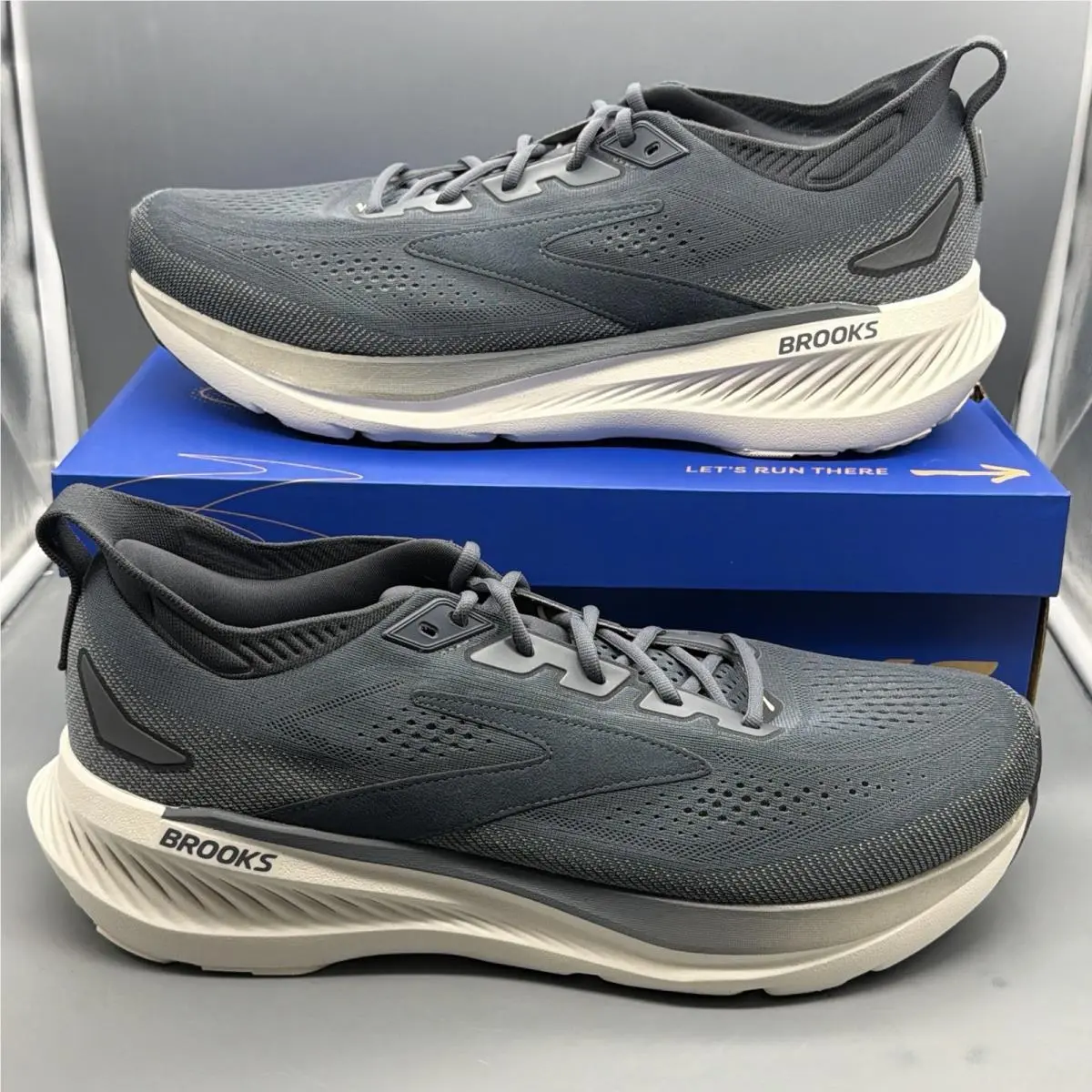 Glycerin 23 Men’s 15 D Running Shoes Walking Gym Sneakers Dark Gray by Brooks