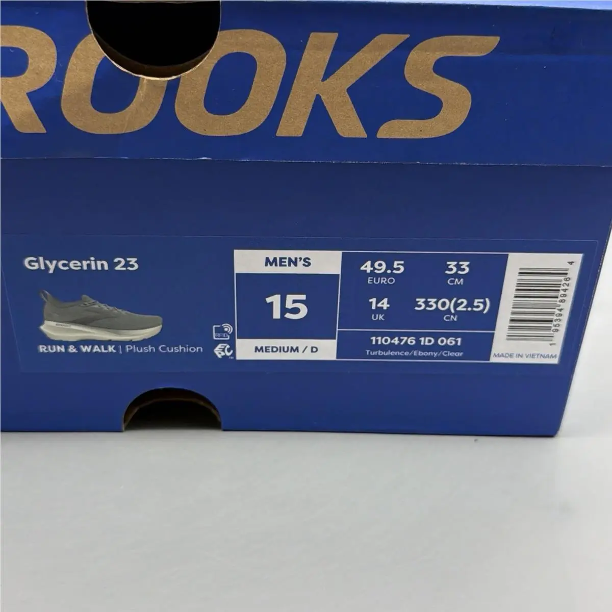 Brooks shoes - Glycerin 23 - Glycerin - 1104761D061 - Gray 12