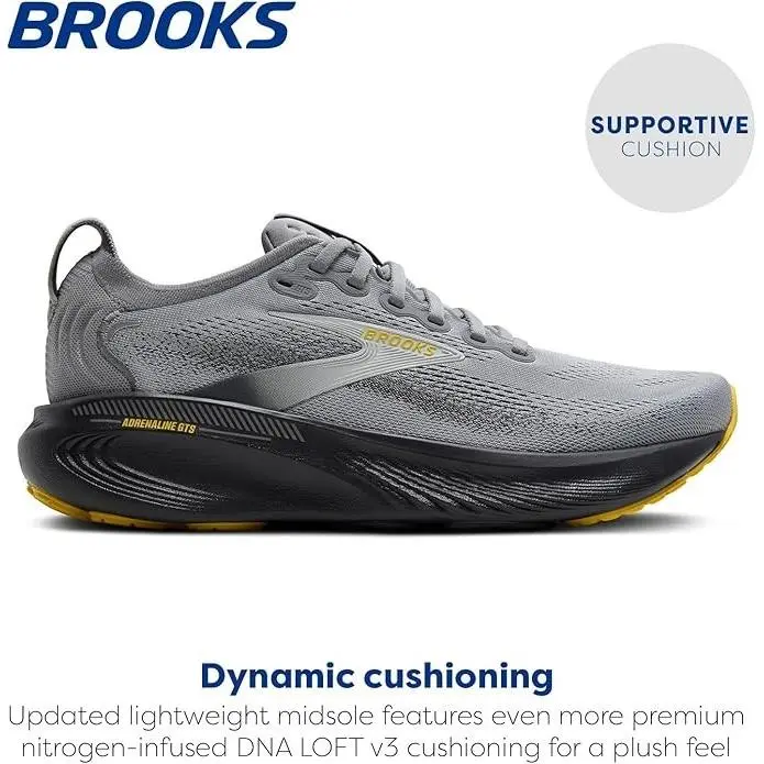 Brooks shoes - Adrenaline GTS 25 - Adrenaline GTS - Primer Grey/Ebony/Jasmin 0