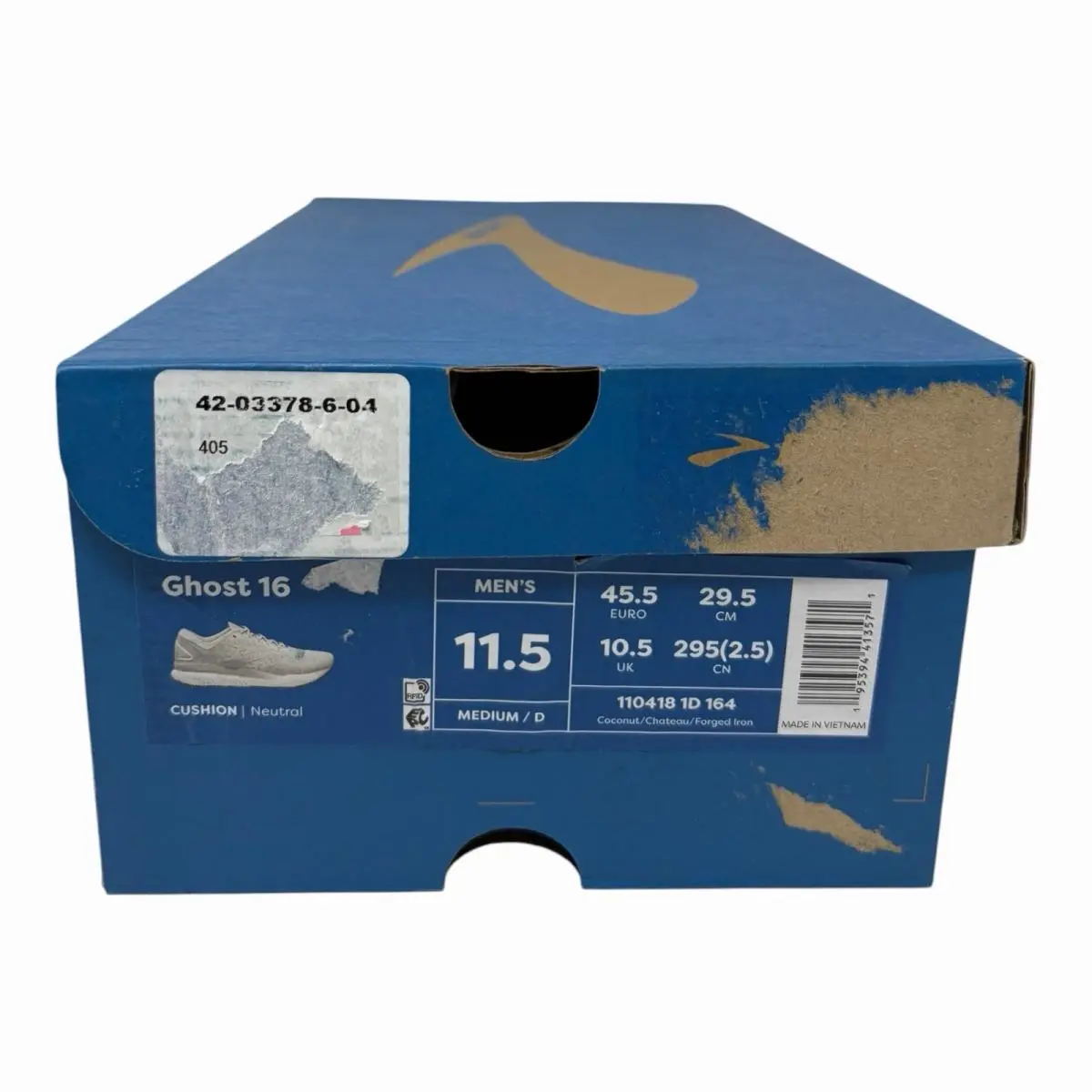 Brooks shoes - Brooks Ghost 16 - Ghost - 110418-164 - Coconut/Chateau/Forged Iron (UPC: 0195394413571) 6