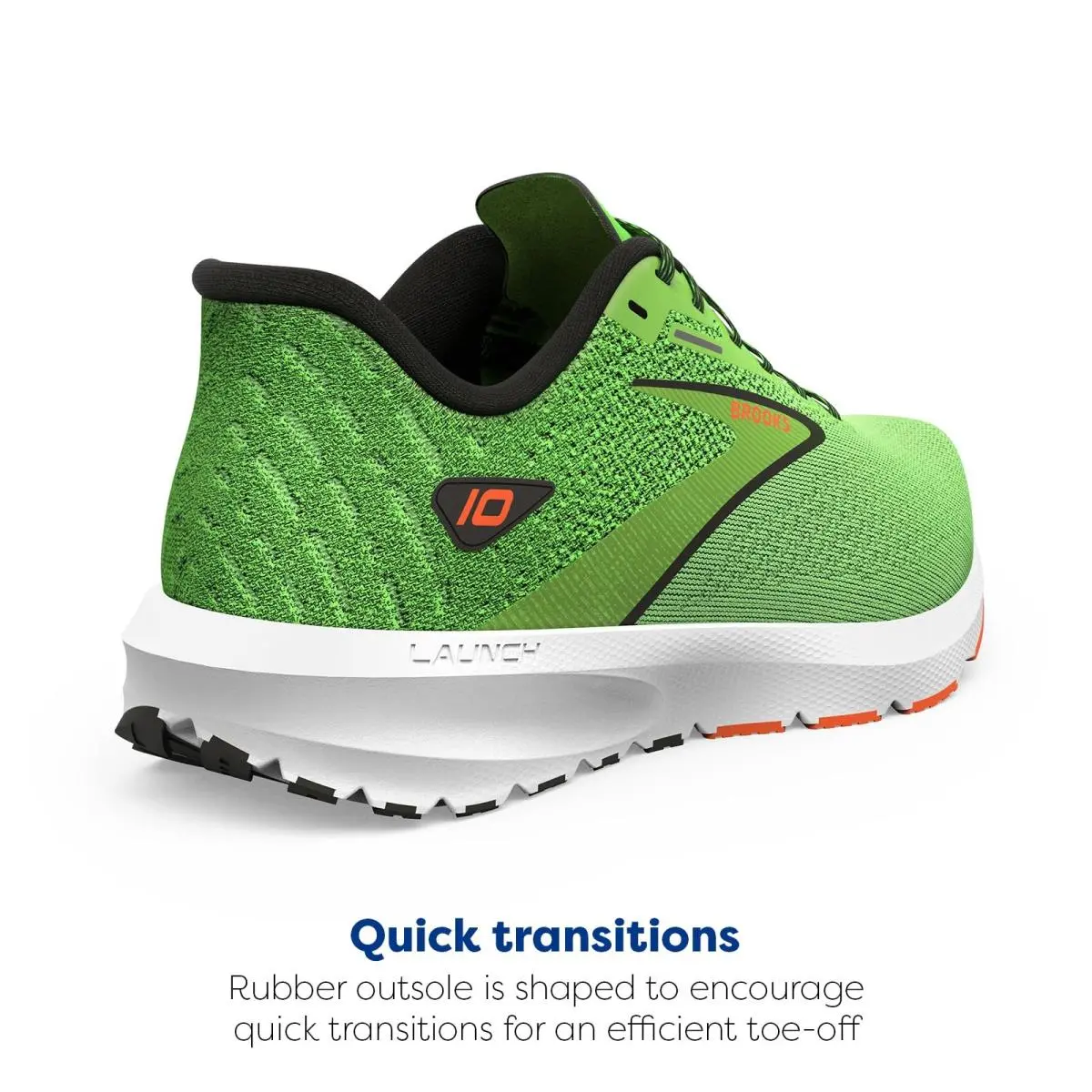 Brooks shoes - 1104091D308100 - 1104091D308100 - Green Gecko/Red Orange/White (UPC: 195394321975) 1