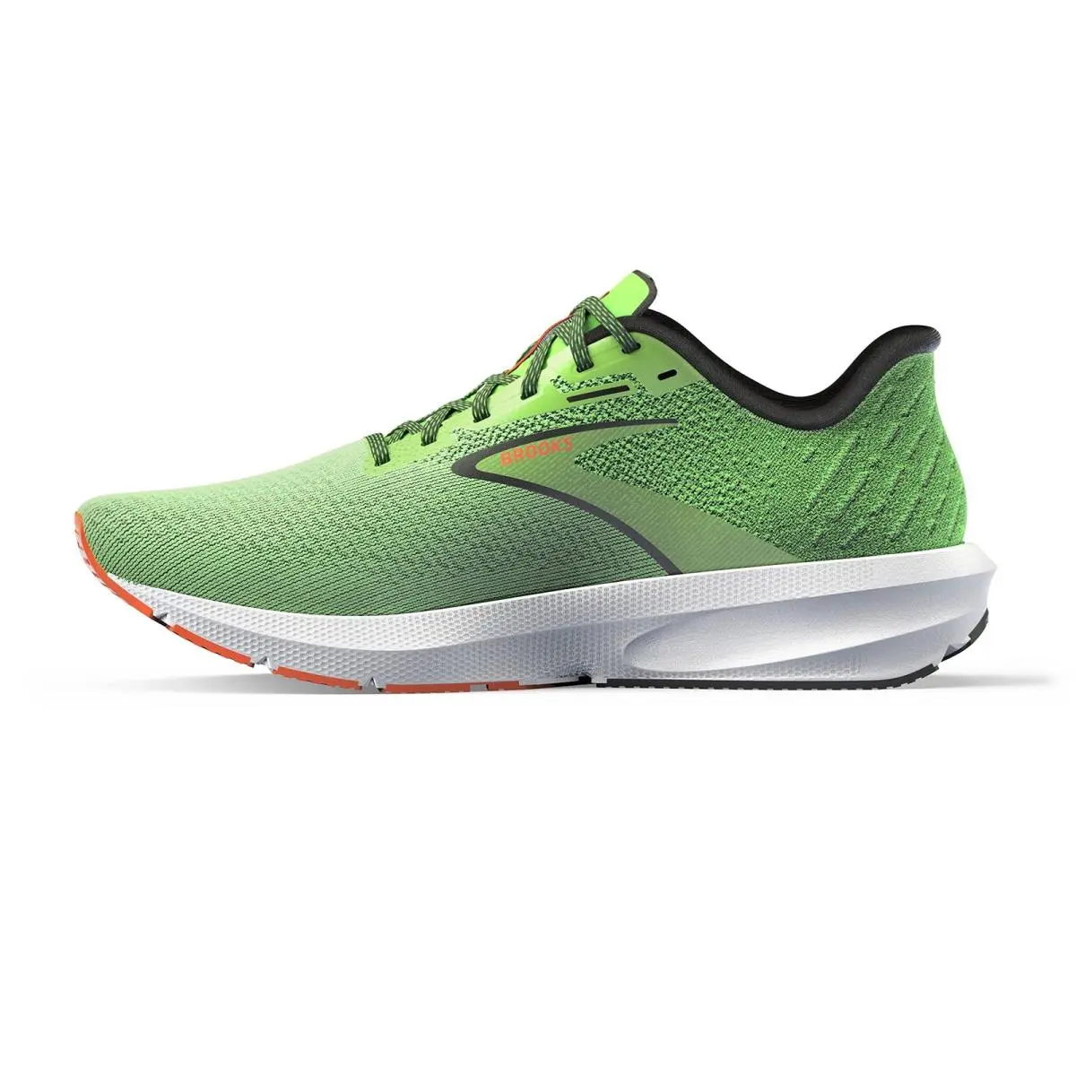 Brooks shoes - 1104091D308100 - 1104091D308100 - Green Gecko/Red Orange/White (UPC: 195394321975) 3