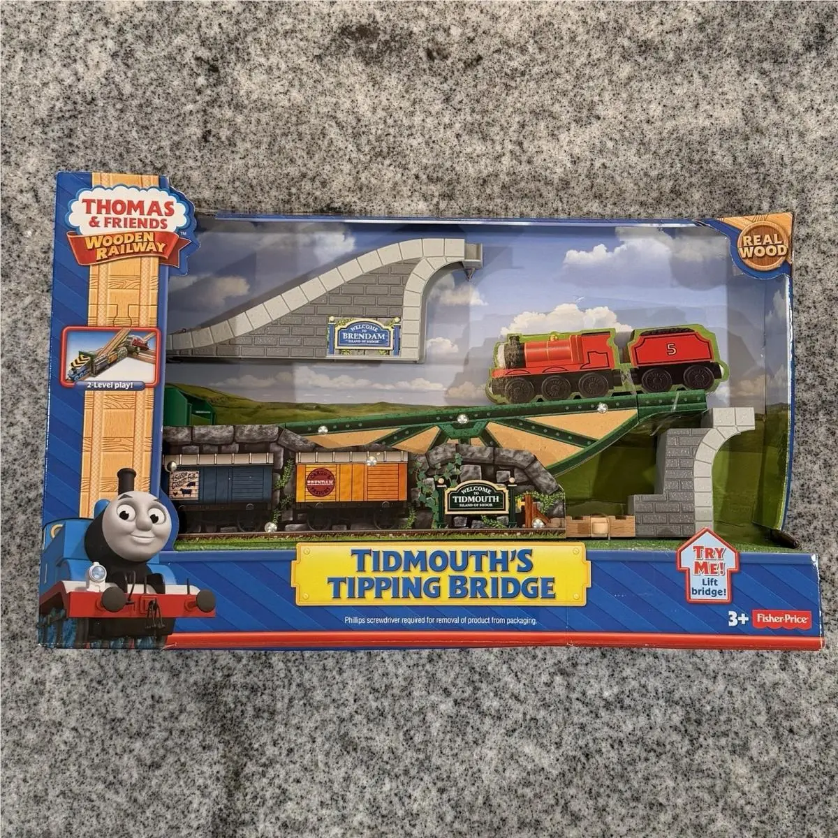2014 Wooden Railway Thomas Friends- BMM89 Tidmouth’s Tipping Bridge