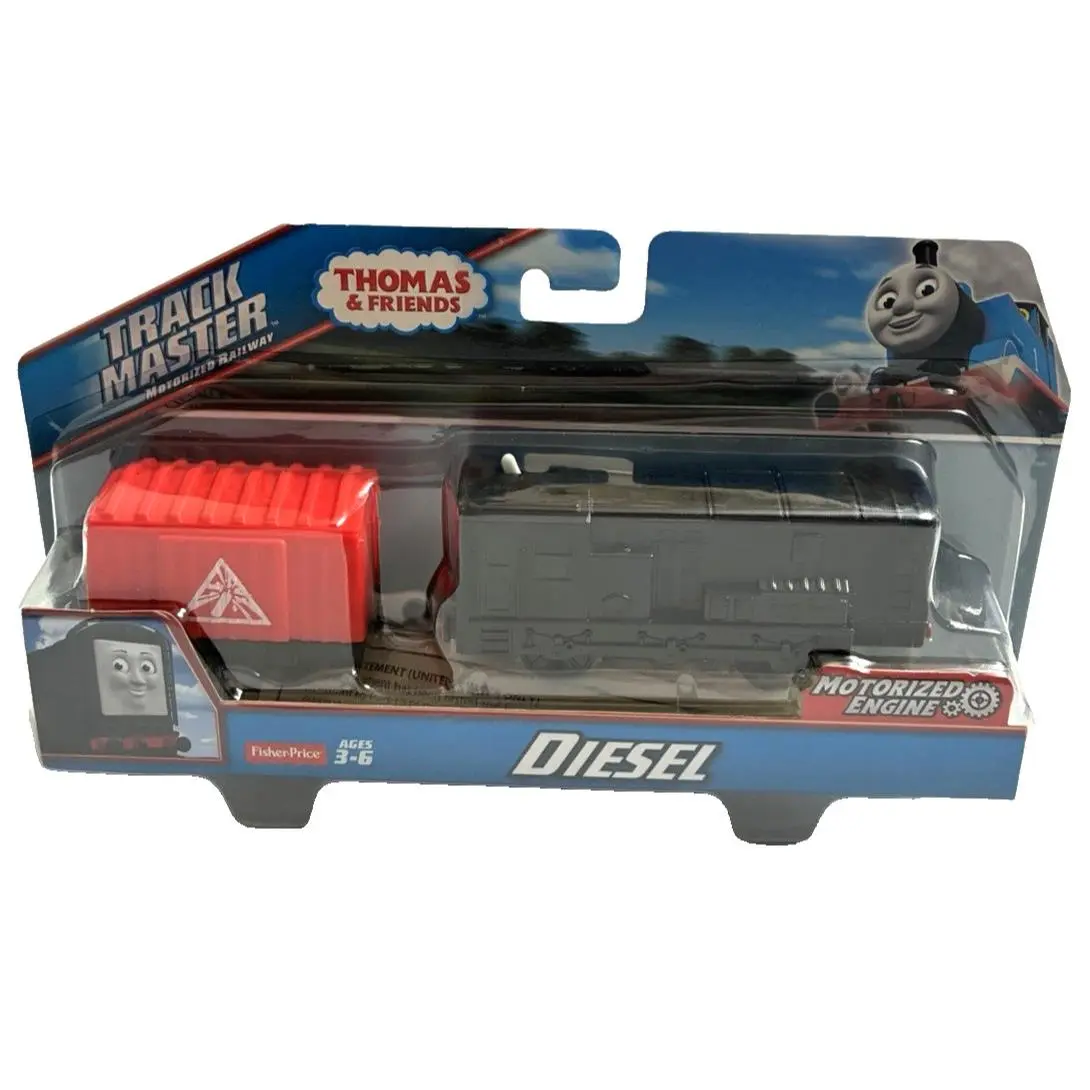 Thomas Friends Track Master Railway Motorized Diesel Train 2015 Red Cargo Car