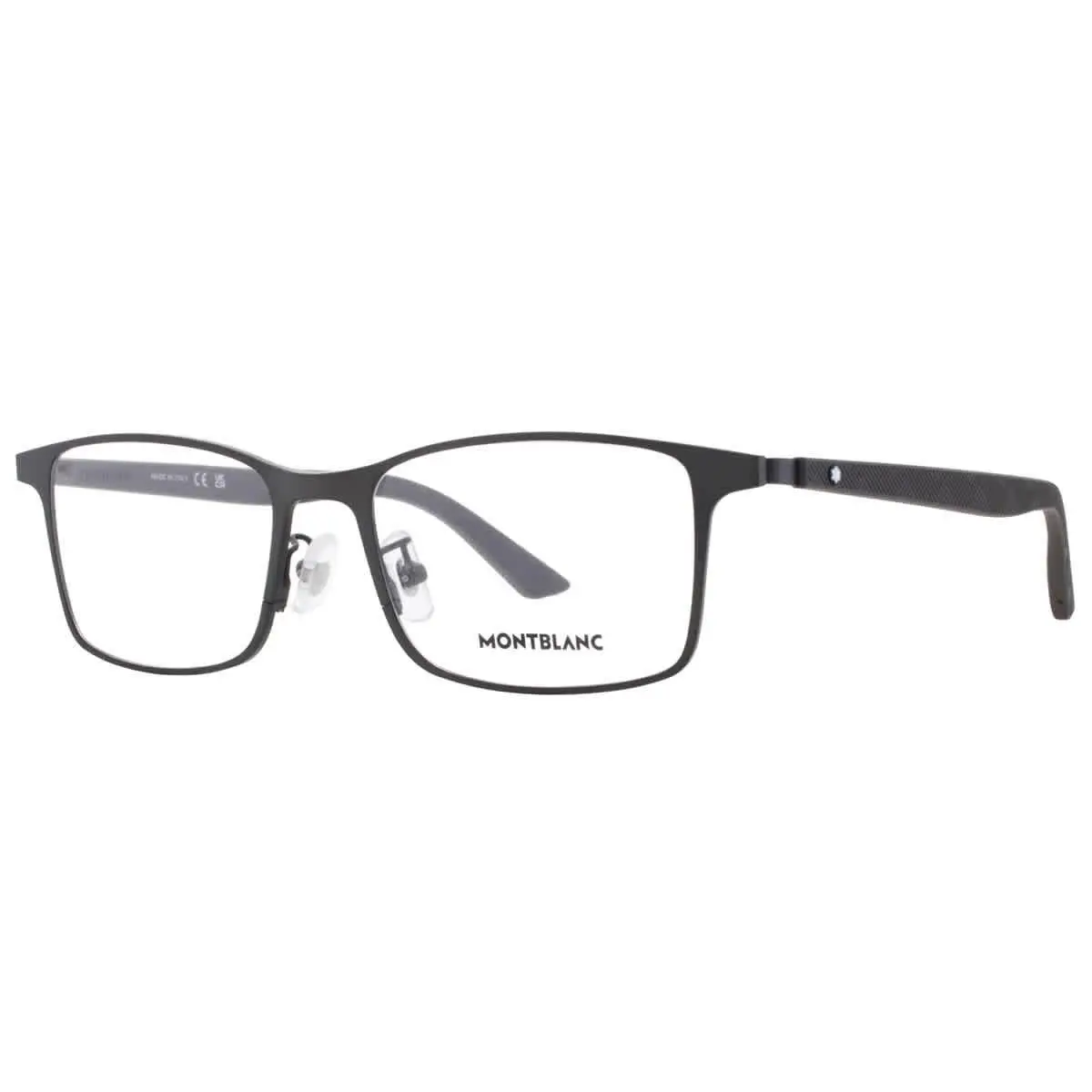 Montblanc Demo Rectangular Men`s Eyeglasses MB0361O 008 56 MB0361O 008 56