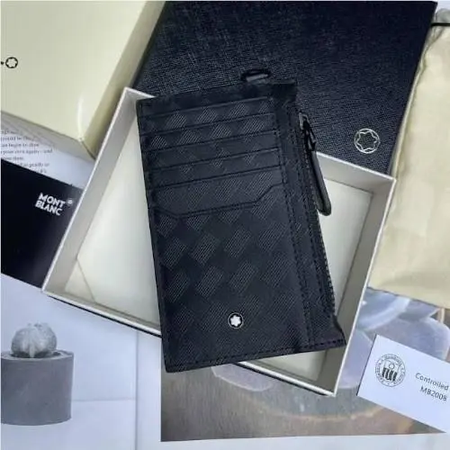 Montblanc Extreme 3.0 8cc Black Leather Wallet Card Holder Made In Italy Vip MB
