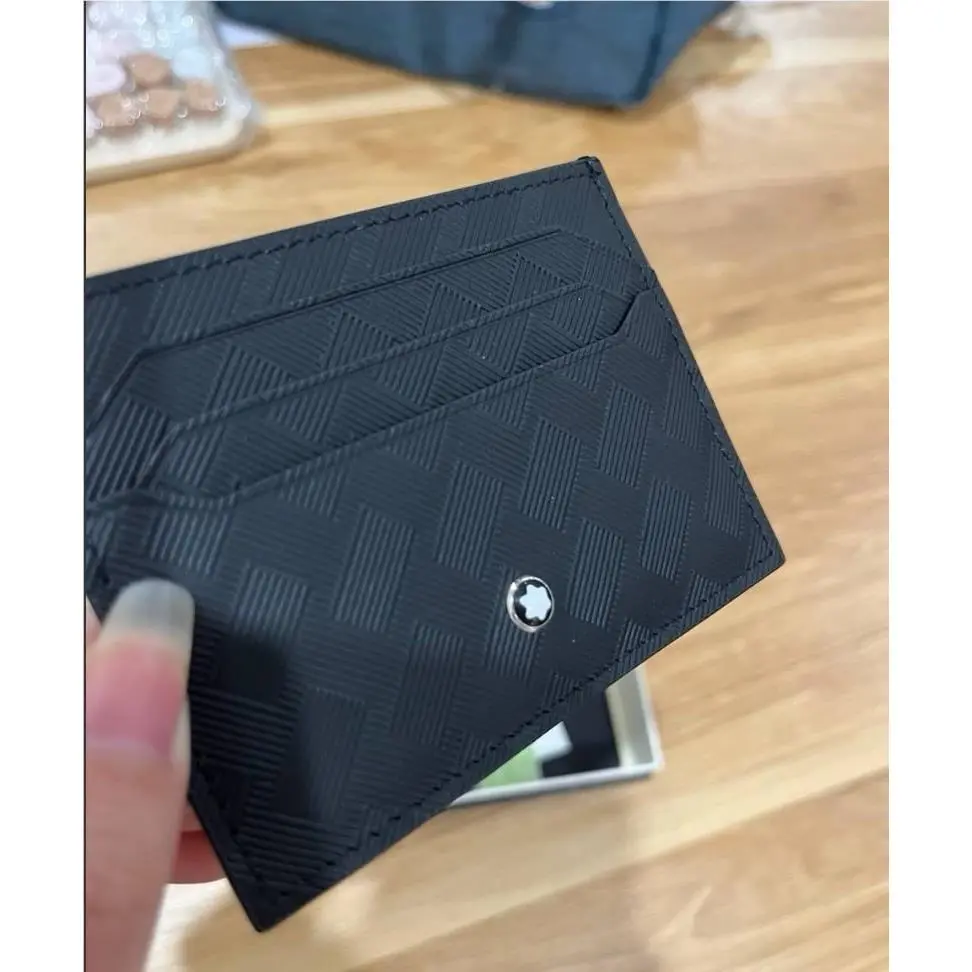 Montblanc 2026 Meisterstück 6CC Black Leather Card Holder For Men Full Box