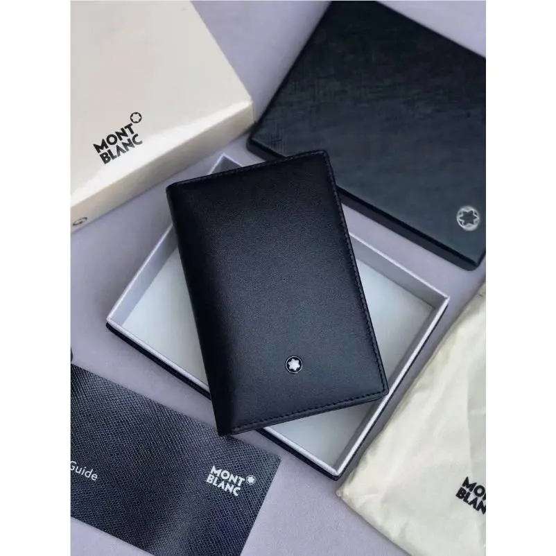 Montblanc Meisterstück 4CC Card Holder Wallet Black Leather MB113223
