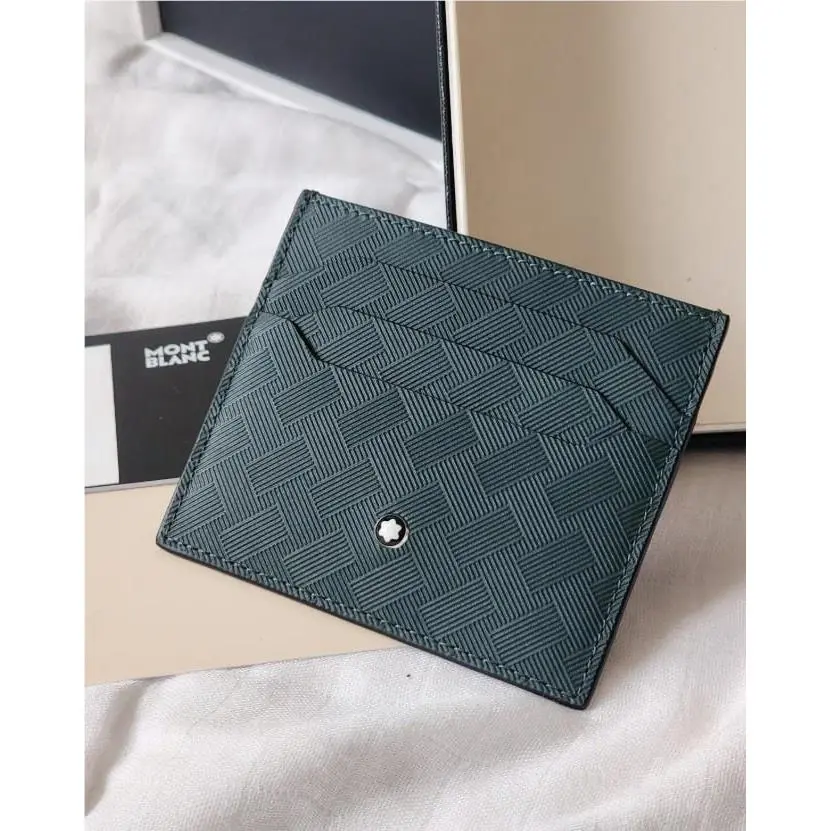 2026  Meisterstück 6CC British Green Leather Card Holder by Montblanc