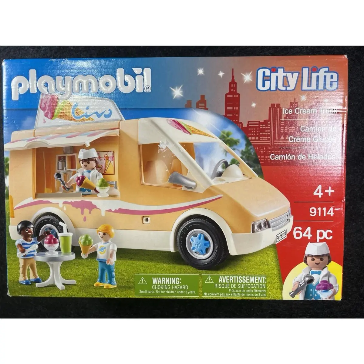 Playmobil 9114 City Life Ice Cream Truck Mobile Van