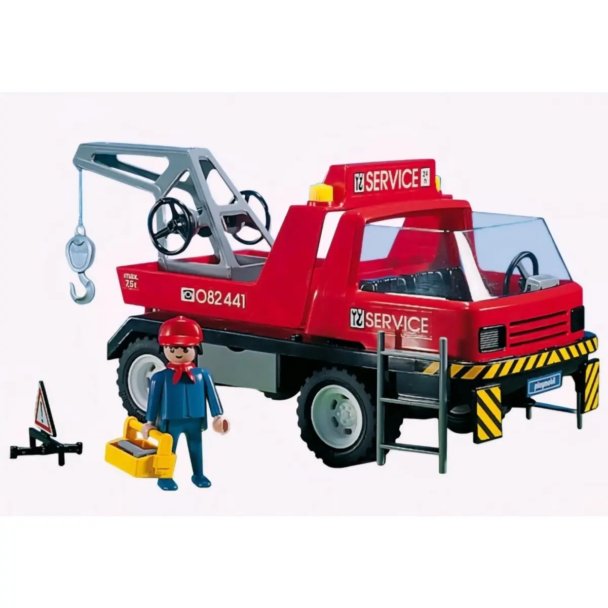 Playmobil Classic Edition Red Tow Truck In Packaging 7296 Nos