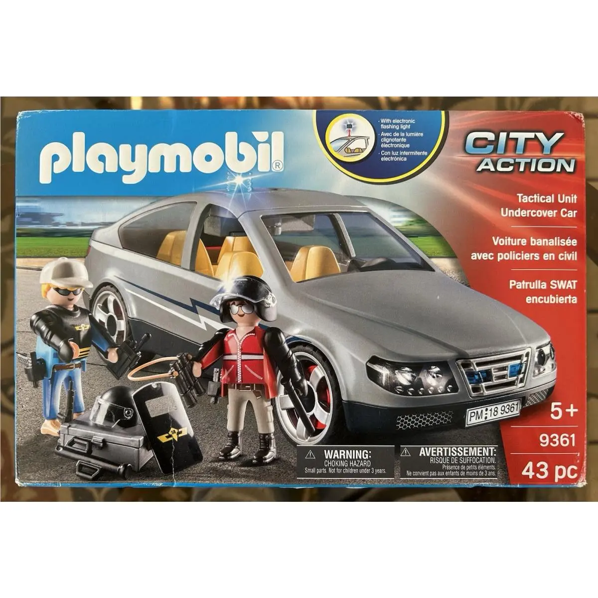 Playmobil 9361 City Action Tactical Unit Undercover Car 2012