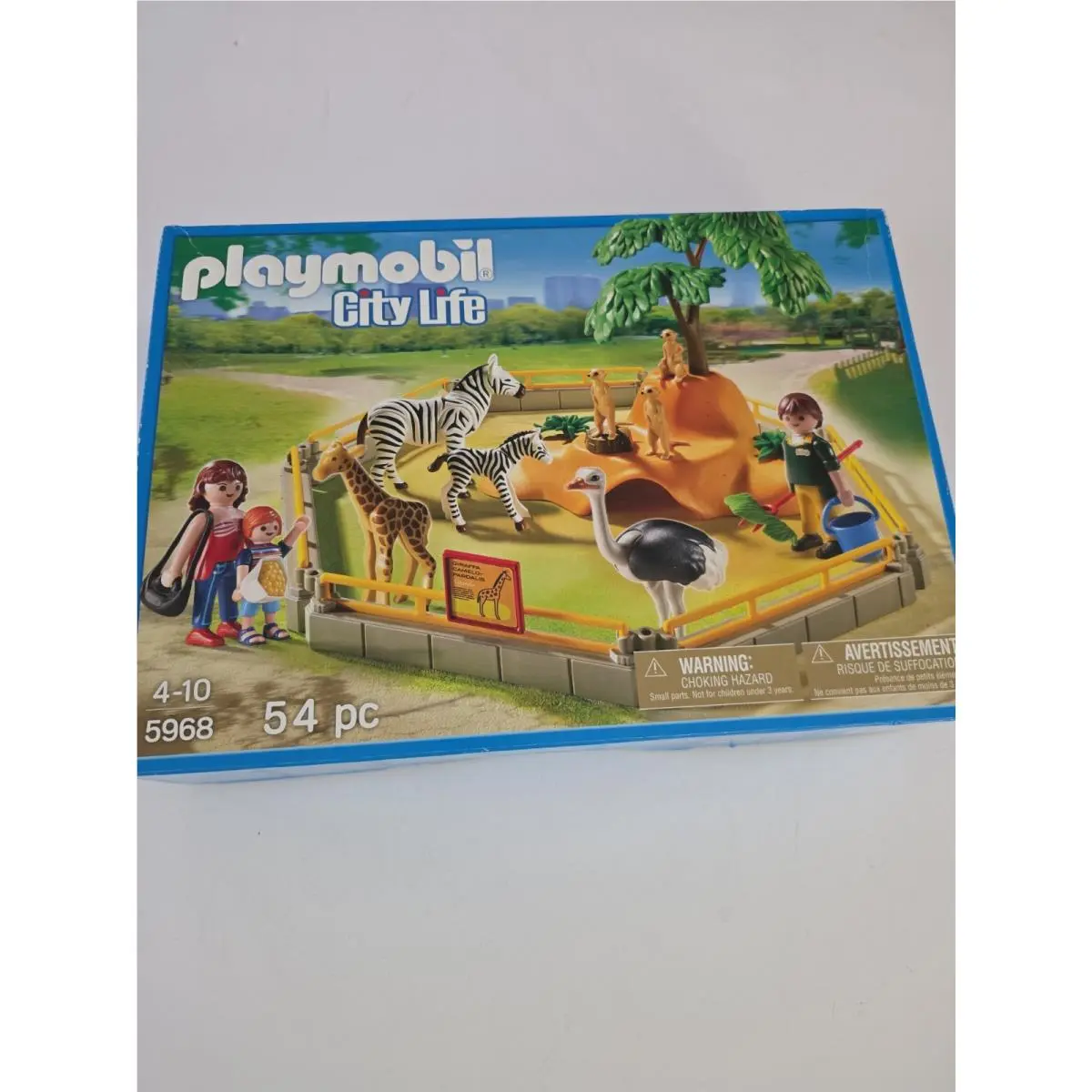 Playmobil 5968 Wild Animal Zoo Enclosure Playset -city Life