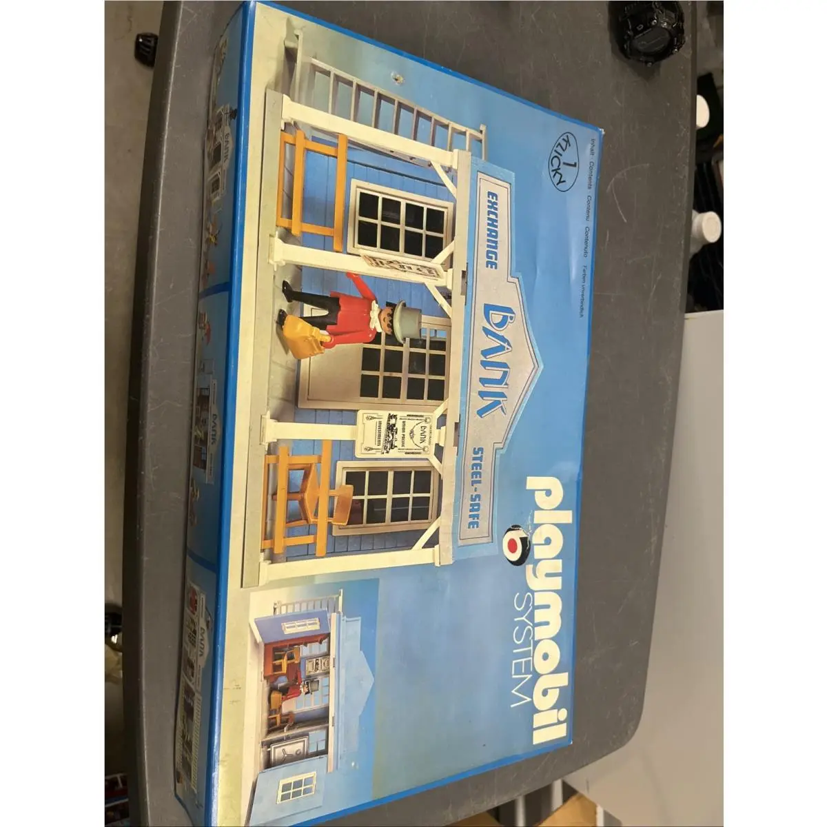 Playmobil System Exchange Bank Steel-safe Art- Mr 3422