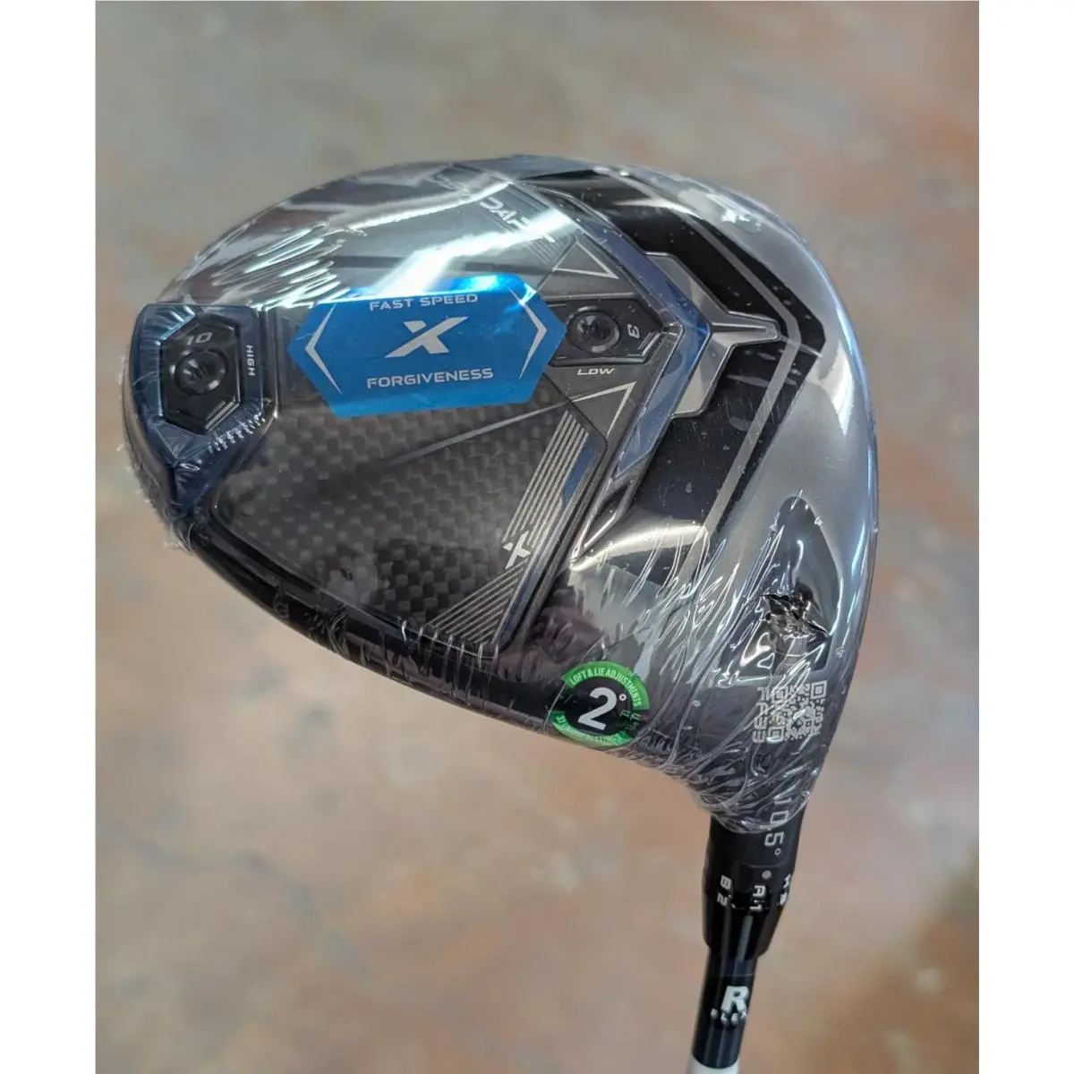 2025 Cobra DS Adapt X Driver 10.5 / Denali Blue 60 5.5 R-flex RH