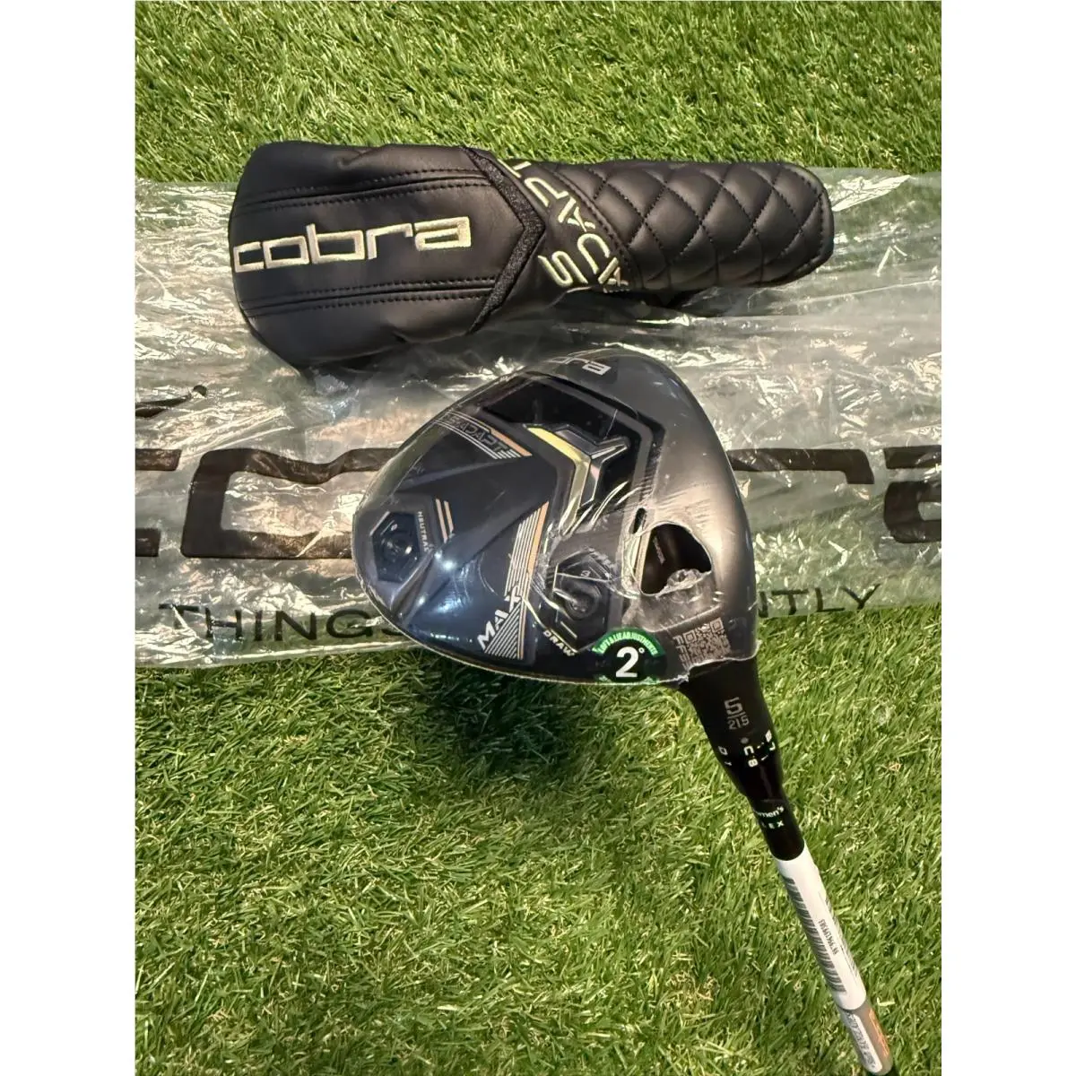 IN Plastic Women`s Ladies Cobra DS Adapt Max 21.5° 5 Fairway Wood w/ Headcover