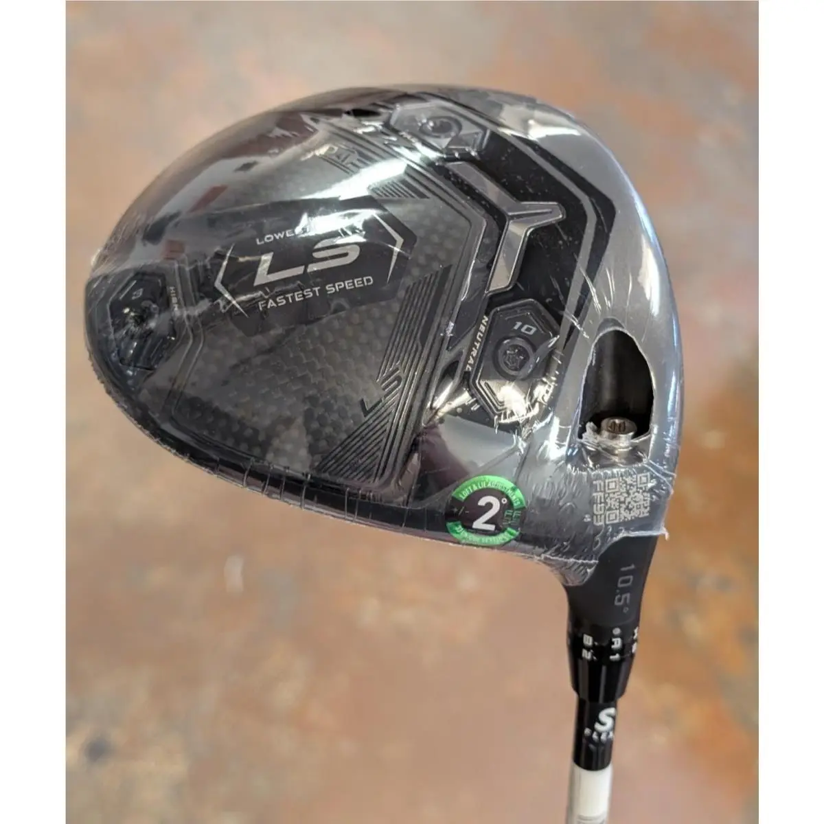 2025 Cobra DS Adapt LS Driver 10.5 w/ Denali Black 60 Stiff-flex RH No HC