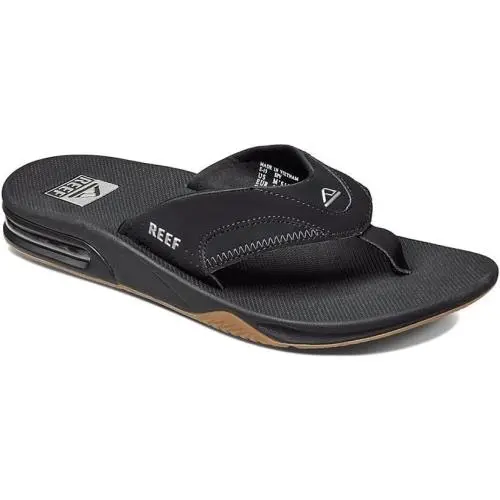 Reef shoes - Fanning Bottle Opener Flip Flops - 8818626 - Black (UPC: 881862642269) 2