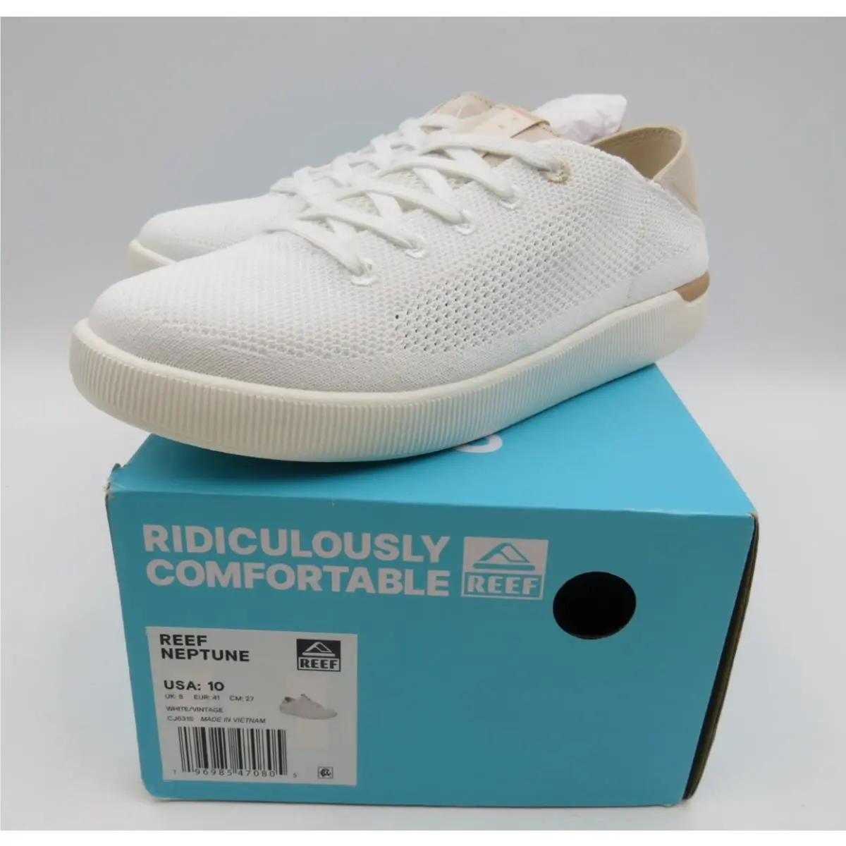 Neptune Womens Casual Shoes White/vintage Size 10 by Reef