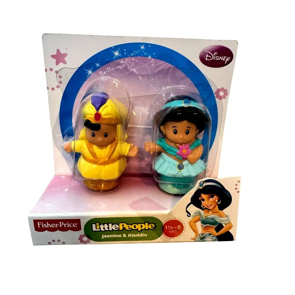 Fisher-price Little People Disney Princess Jasmine Aladdin 2-Pack Toy