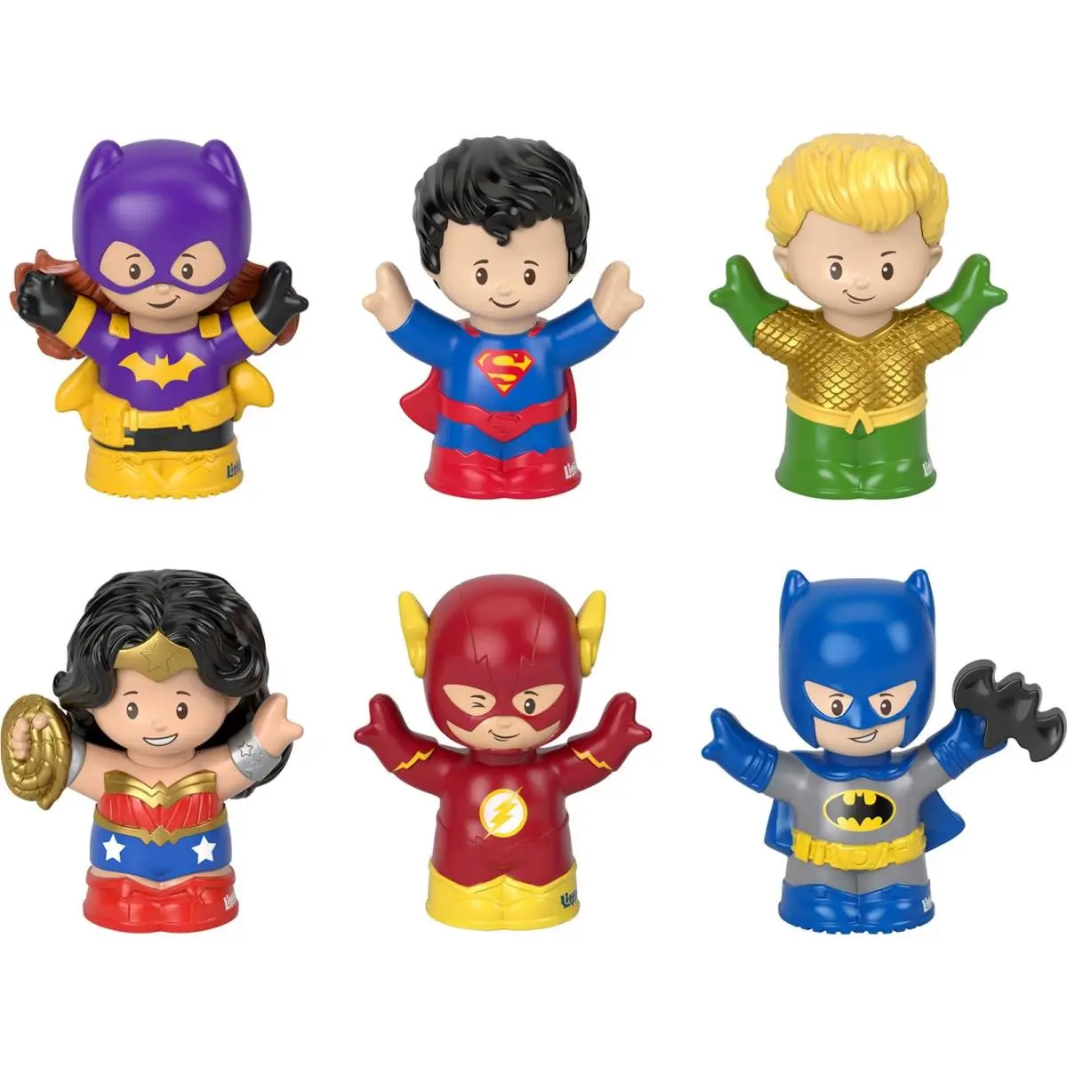 Little People DC Super Heroes Figure Set Batman Superman Wonder Woman Toys