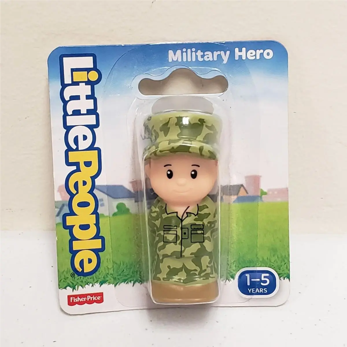 Fisher Price Little People Military Hero Soldier Camo 2015 Toy Figure