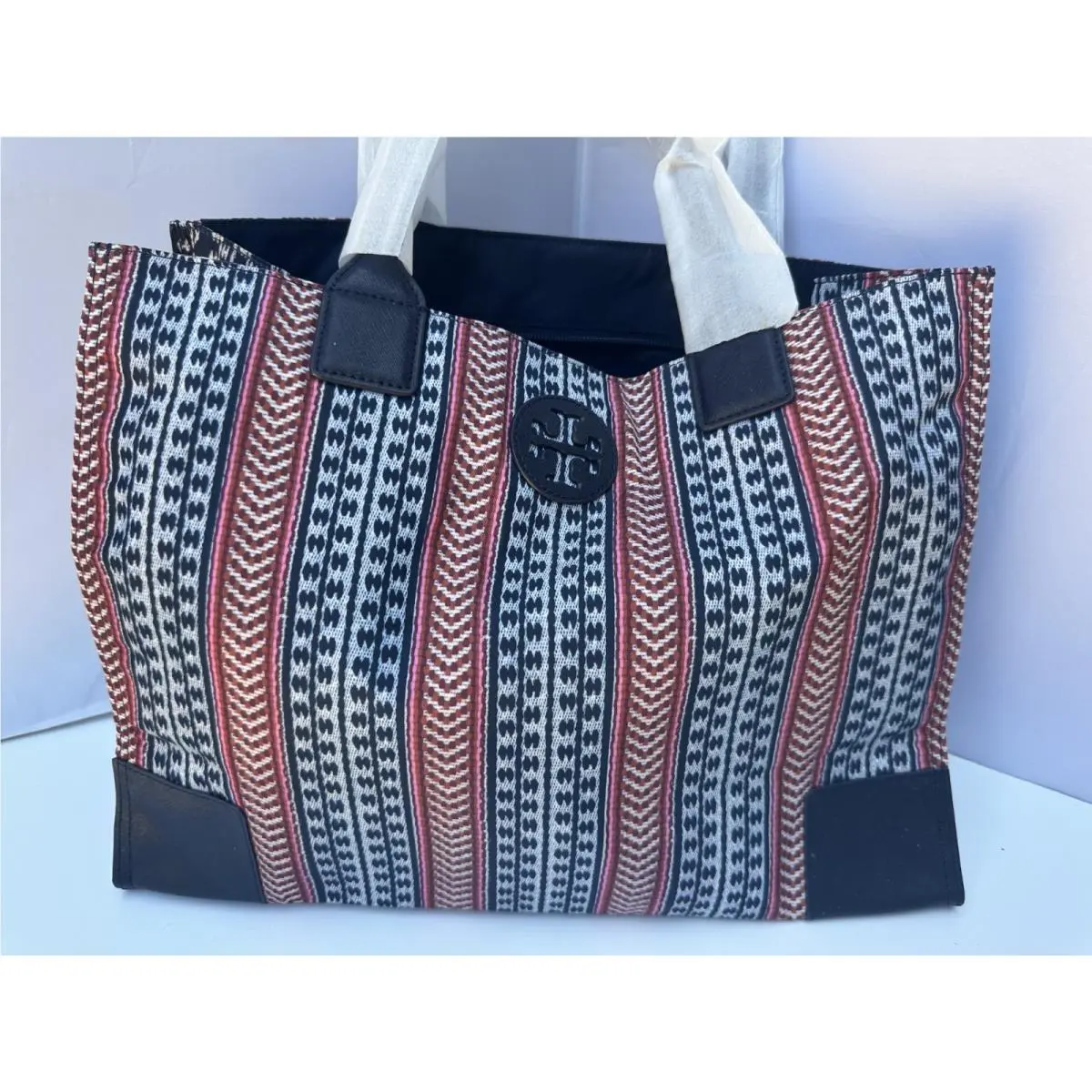 Tory Burch Women`s Tote Ella Printed Packable Shoulder Bag