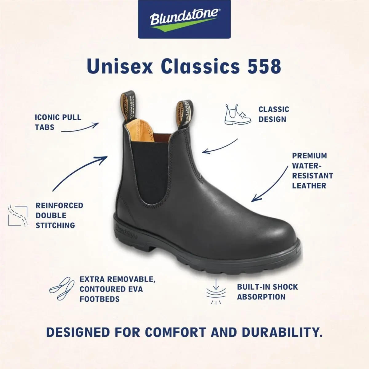 Blundstone shoes - Chelsea - Chelsea - BL558 - Black 5