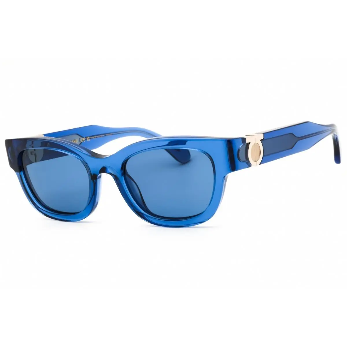 Salvatore Ferragamo SF2067S 432 Transparent Blue/blue 52-20-140 Sunglasses