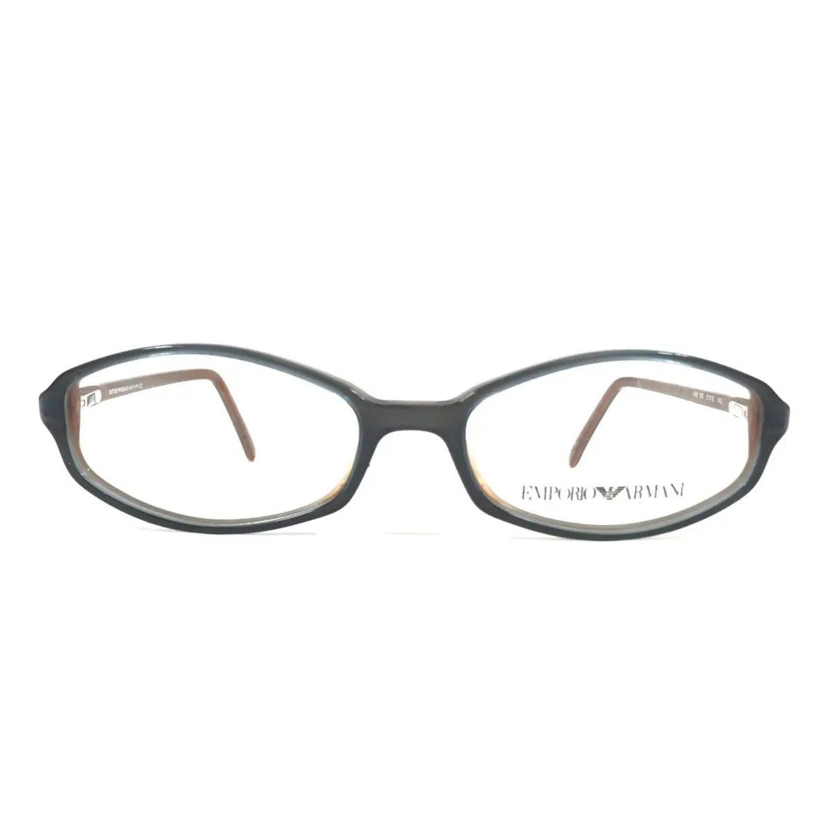 Emporio Armani Eyeglasses Frames 646 555 Blue Brown Oval Full Rim 51-16-140