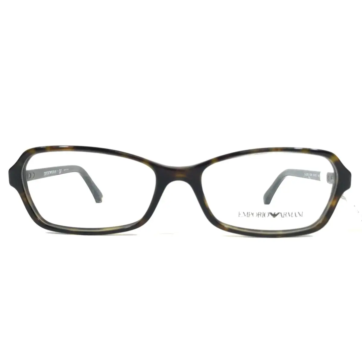 Emporio Armani Eyeglasses Frames EA3009 5026 Dark Tortoise Rectangle 54-16-140