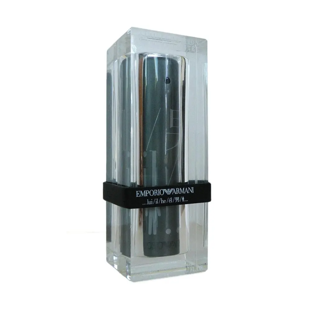 1998 Lui / he For Him Clear Plexiglass Case by Emporio Armani
