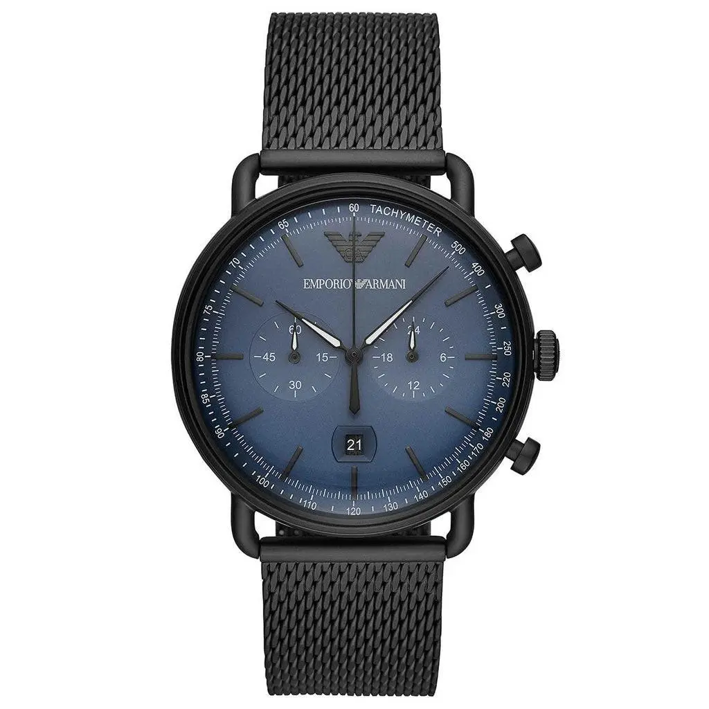Men`s Classic 48mm Quartz Watch AR11201 by Emporio Armani