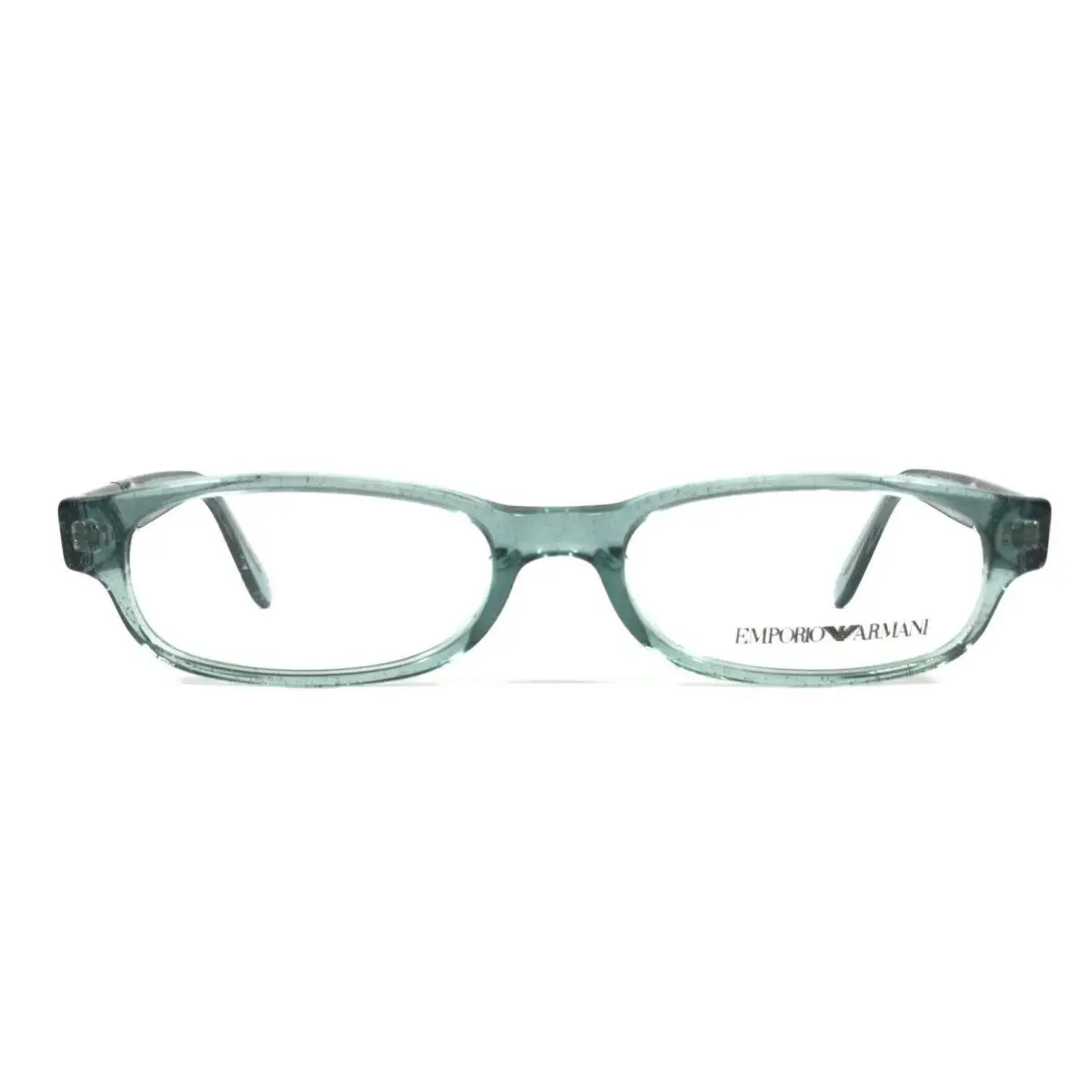 Emporio Armani Eyeglasses Frames 610 371 Crystal Green Aqua Glitter 52-17-140