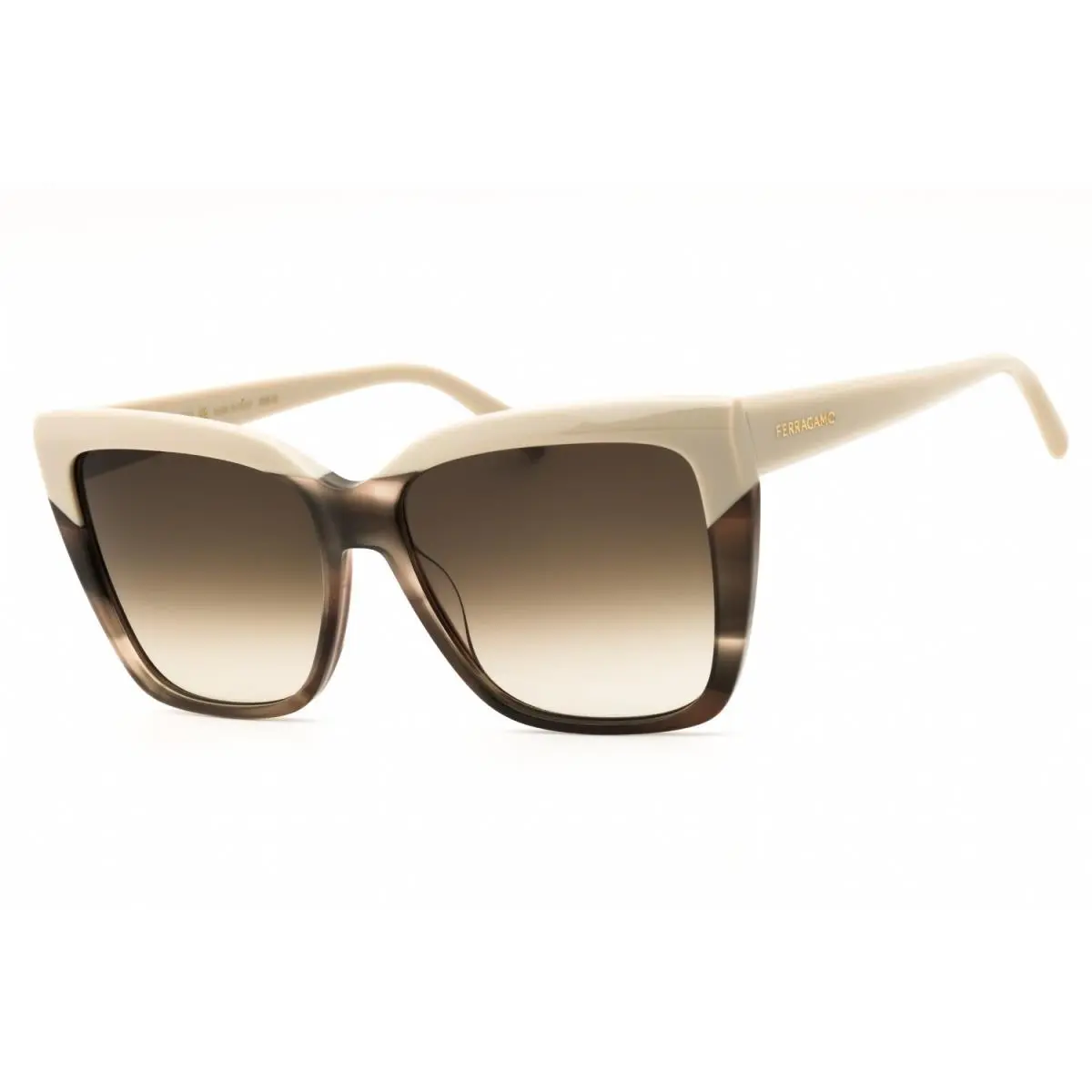 SF1102S-251-58 Sunglasses Frame Size 58mm 140mm 16mm Beige by Salvatore Ferragamo