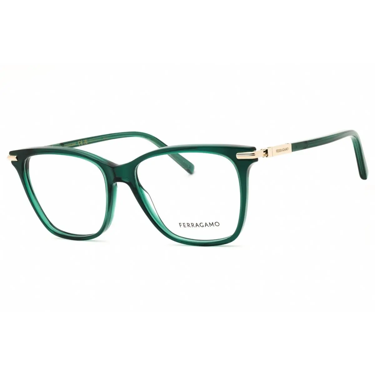 Salvatore Ferragamo SF3013-317-53 Eyeglasses Frame Size 53mm 15mm 140mm Green W