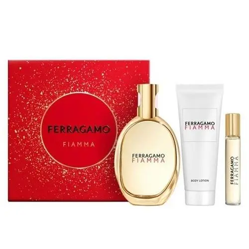 Salvatore Ferragamo Ladies Fiamma 3pcs Edp Gift Set Fragrances 8056860210167
