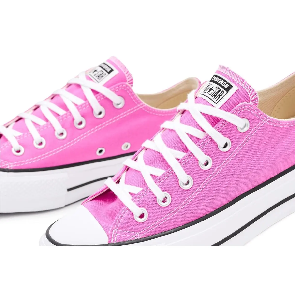 Converse shoes - Shocking Orchid/White/Black 4