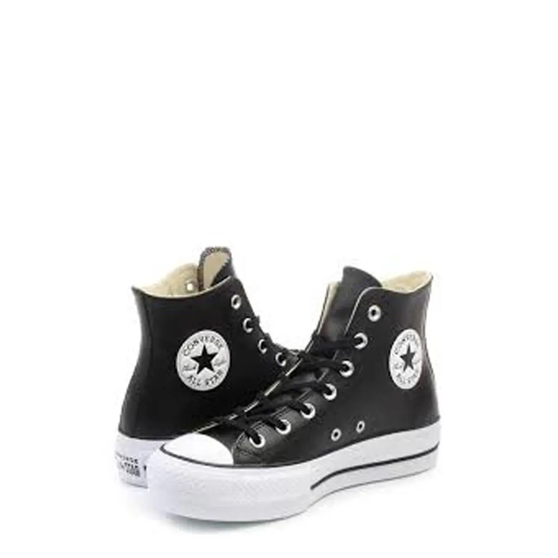 Converse shoes - Converse Chuck Taylor All Star Leather High - 561675C - Black 1