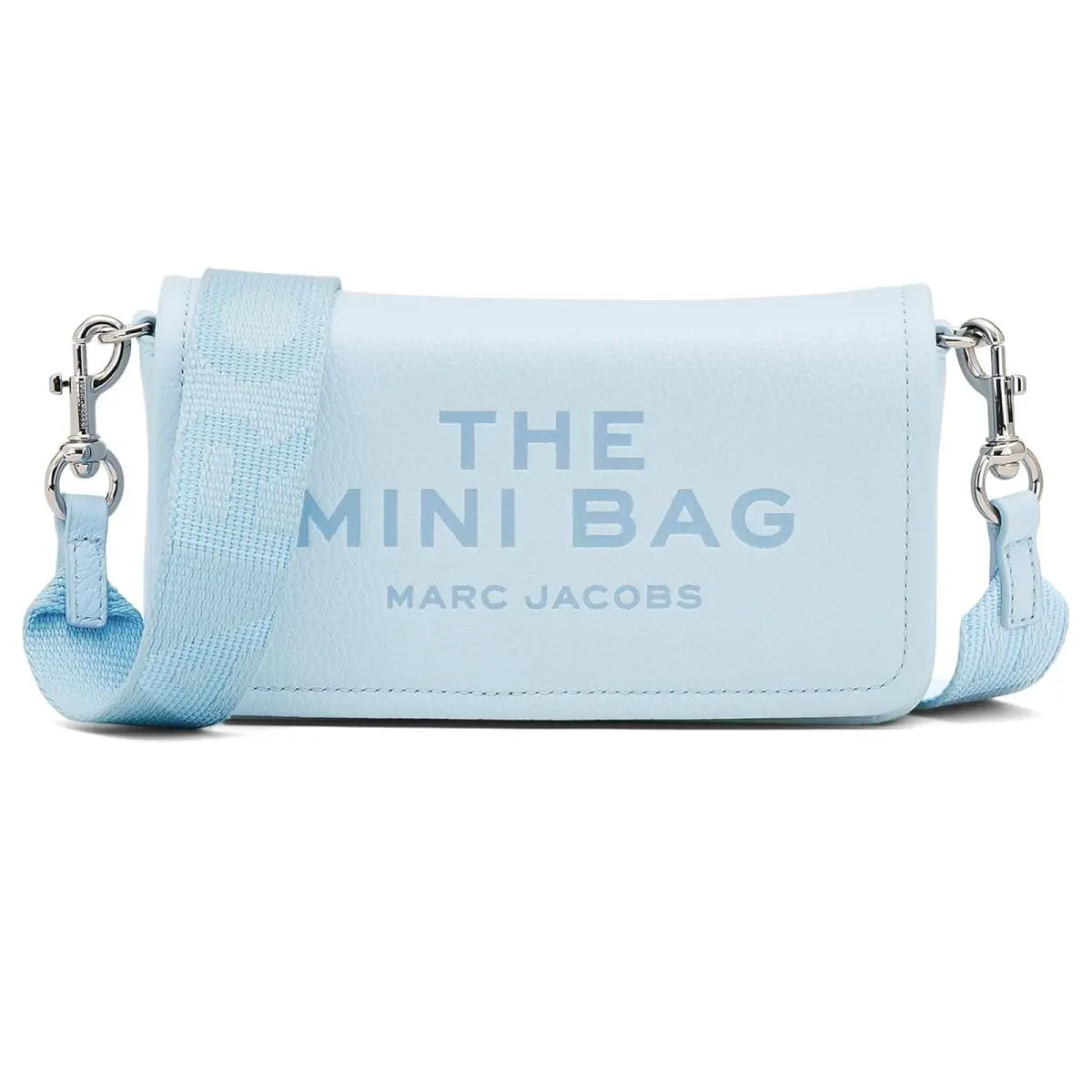 Woman`s Handbags  The Leather Mini Bag Cloud Blue by Marc Jacobs