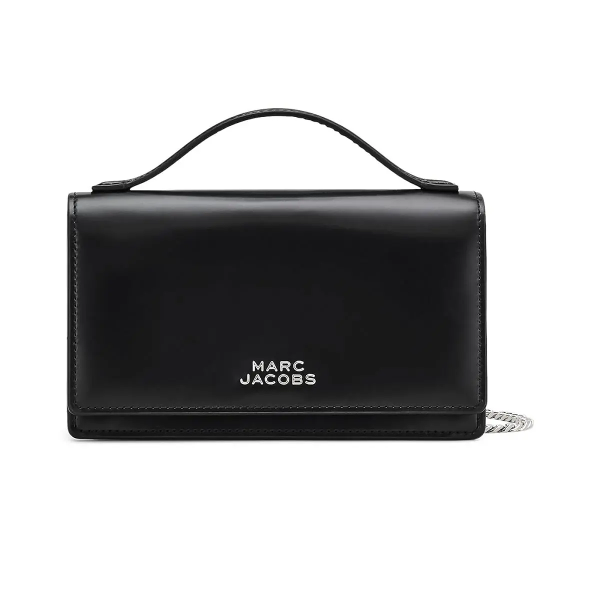 Woman`s Handbags  The Glam Mirror Mini Bag Black by Marc Jacobs