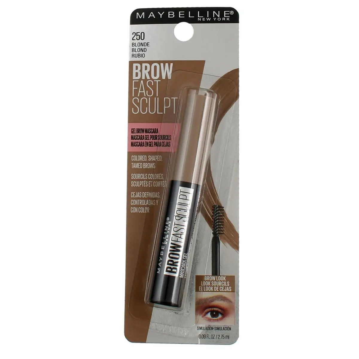 5 Pack Maybelline York Gel Brow Mascara Blonde 0.09 fl oz