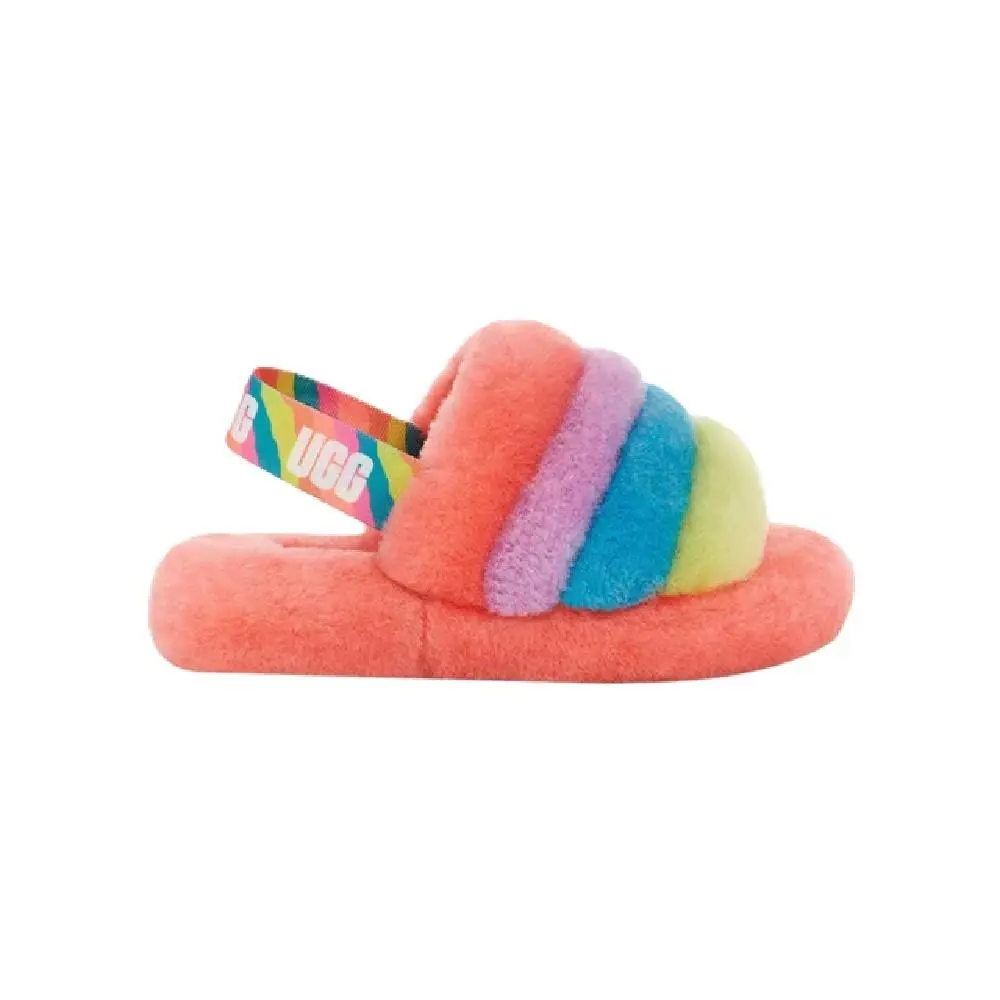 Big Kid`s and Little Kid`s Ugg Fluff Yeah Peach Bliss 1124925K-PBMT