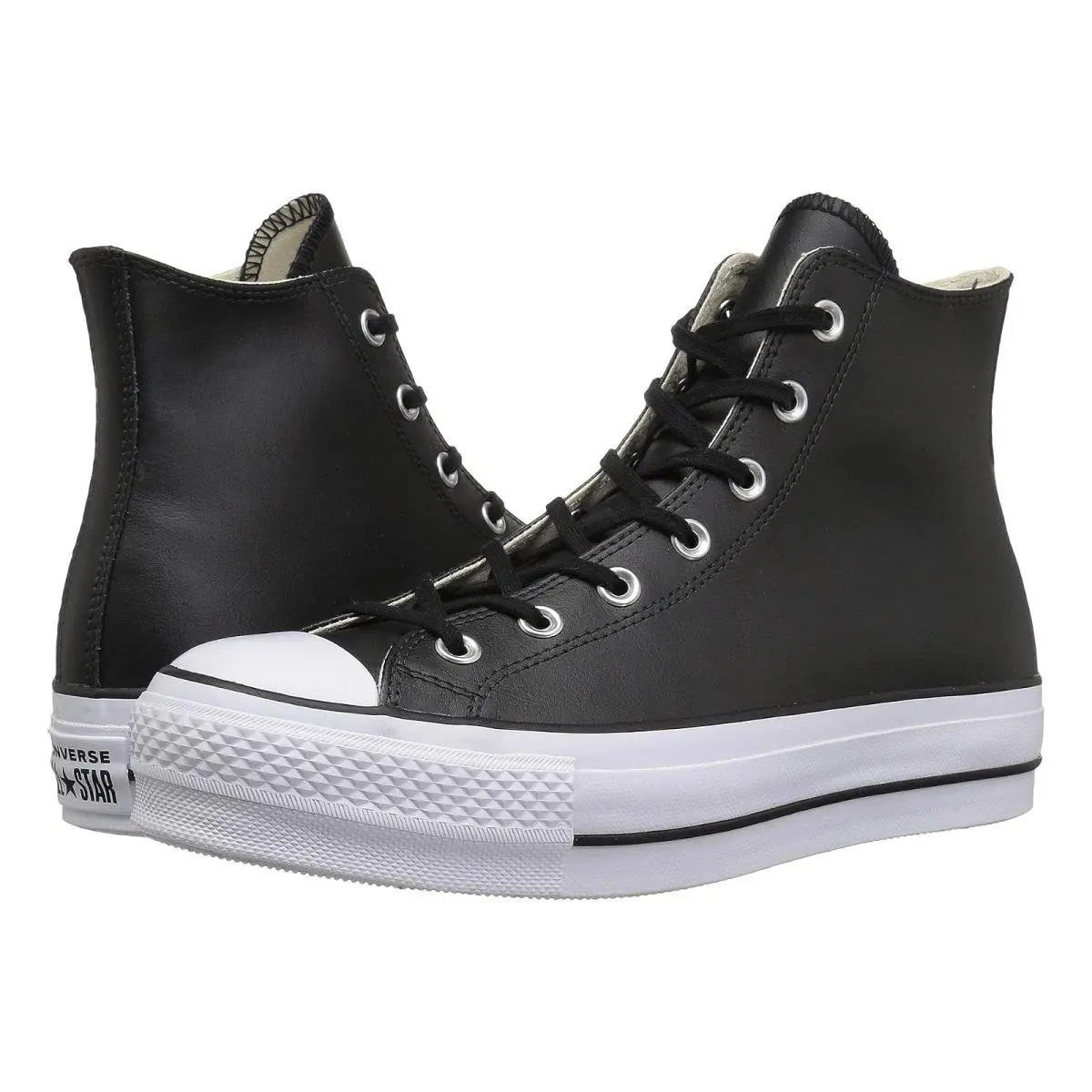 Converse shoes - Black/Black/White 6