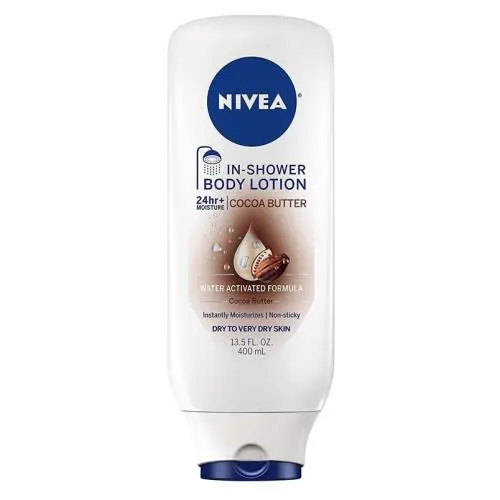 3 Pack Nivea Lotion In-shower Cocoa Butter 13.5oz Dry To Very Dry