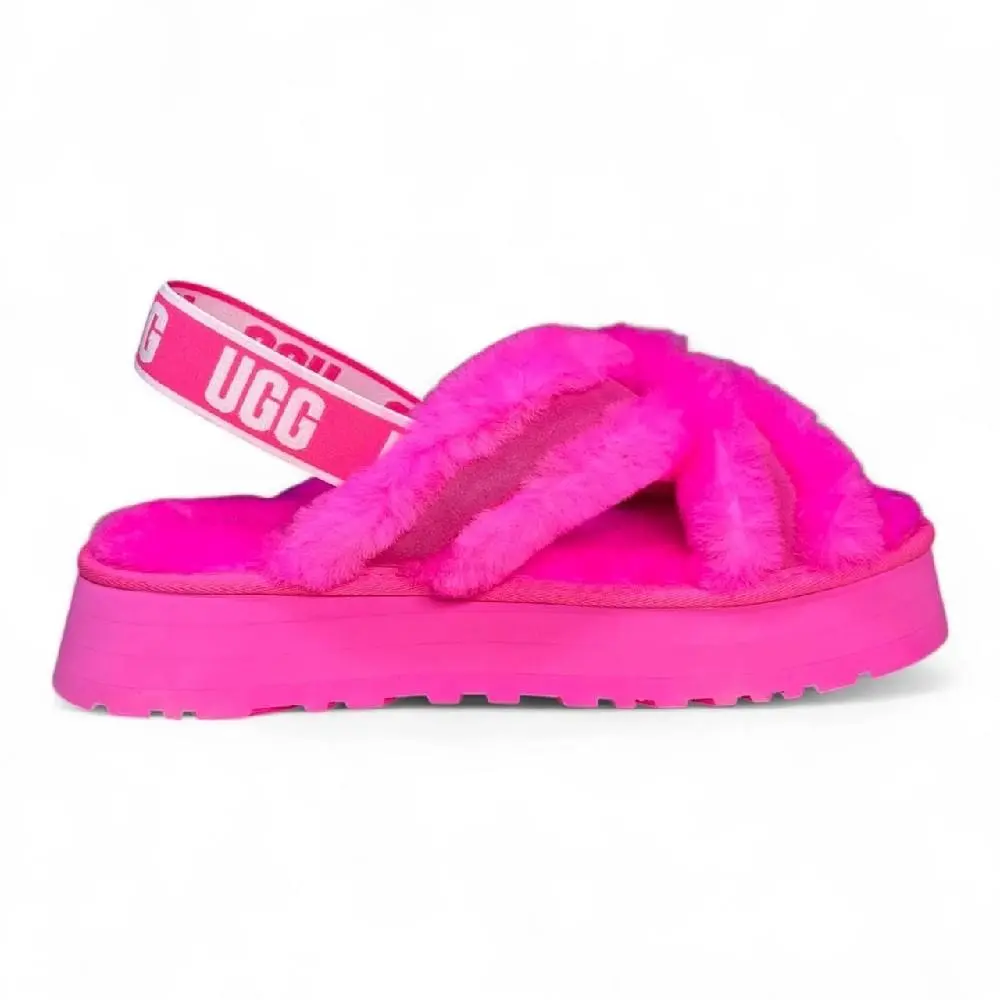 Women`s Ugg Disco Cross Slide Tyrian Pink 1121550-TYPN