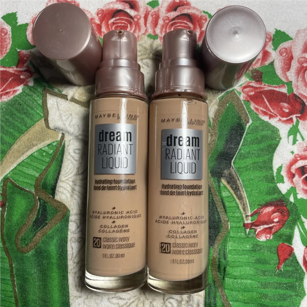 2 Maybelline Dream 20 Classic Ivory Radiant Liquid Foundation Retired New Read