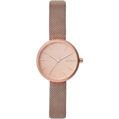 Skagen Montre Femme SKW2618 Rose Gold Dial Mesh Bracelet 30MM Womens Watch